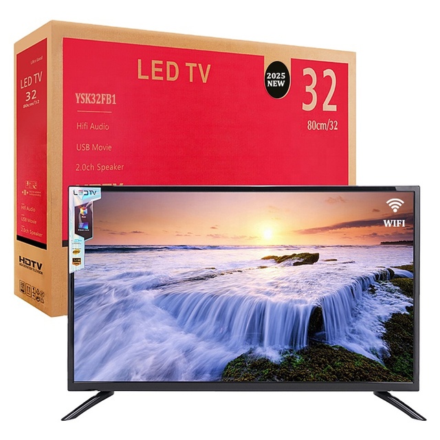 Manufacturer WiFi Smart LED TV 32-65 Inch Android Operating System HD Flat Screen Plastic Television Android LED LCD TVs