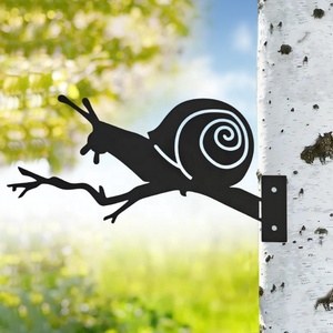 Ornements Métalliques en Gros : Cigogne, Crocodile, Heron, Hérisson, Fille, Marmotte, Cheval, Volant, Effet Vieilli, Plante, Vélo, Jardin - Product Image 3