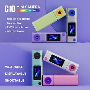 Cámara Digital 1080P HD, Mini Cámara de Bolsillo, Compatible con Tarjeta de Memoria de 128GB, Grabadora de Video Portátil, Estilo Retro, Regalo para Niños - Product Image 2