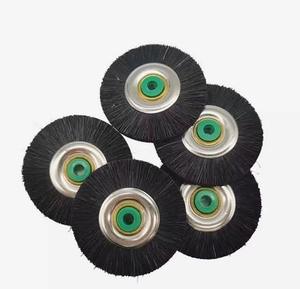 48mm Hog kıl parlatma fırçası tekerlek 2 rulo düz kıl siyah OEM ile temizlik için özelleştirilebilir - Product Image 1