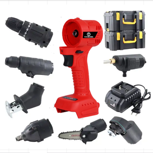 Taladro Atornillador Inalámbrico de Alta Calidad de 21 V y 18 V con Batería de 4.0 Ah, Taladro Eléctrico Inalámbrico Recargable 5 en 1, Kit Compacto de Iones de Litio de 18 V - Product Image 1