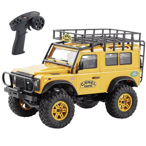 Coche Teledirigido Eléctrico FMS 1:24 Escala FCX24M <span class=keywords><strong>Land</strong></span> <span class=keywords><strong>Rover</strong></span> <span class=keywords><strong>Defender</strong></span> <span class=keywords><strong>90</strong></span> Camel Trophy Truck 4X4 2.4G <span class=keywords><strong>RC</strong></span> Crawler 4WD RTR con Licencia Oficial - Product Image 1