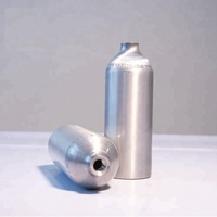Bouteille portable de réservoir d'oxygène haute pression de cylindre d'aluminium de gaz de plongée sous-marine