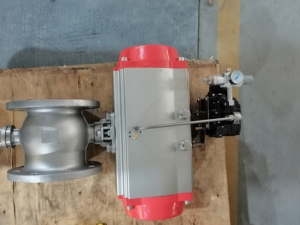 Válvula de Bola Neumática con Brida en V DN150 - Product Image 2