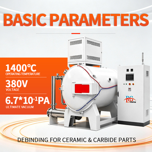 2200 ° Horno de sinterización y desgasificación al vacío con calentamiento por grafito para metalurgia de polvos <span class=keywords><strong>MIM</strong></span>/CIM - Product Image 3