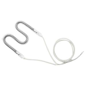 Tube en verre de quartz en forme de M, chauffage électrique/ventilateur, cordon, rouge vin, fibre de carbone avec accessoires de chauffage pour application automobile - Product Image 1