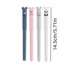 Bolígrafos de Gel Personalizables de 0.5 mm de Ancho, Duraderos, de Silicona y Plástico, Borrables, con Diseño de Animales, Tinta Negra, Esenciales para el Regreso a Clases - Product Image 2