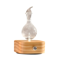 Diffuseur d'huiles essentielles sans eau, nébuliseur, 30 ml, brume réglable, arrêt automatique après 3 heures, lumière à 7 couleurs
