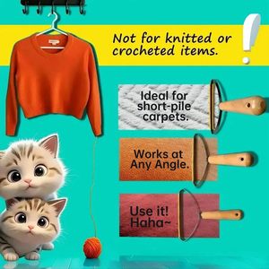 Özel Evcil Hayvan Bakım Ürünleri Evcil Hayvan Tüyü Alma Aleti Mini Evcil Hayvan Tüyü Temizleyici Taşınabilir Tüy Alma Aleti 3'lü Set Yeniden Kullanılabilir Evcil Hayvan Tüyü Temizleyici - Product Image 2