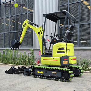 จัดส่งฟรีเครื่องยนต์ EPA เครื่องขุดตีนตะขาบ2.5Ton ขุดฟาร์มมินิแบ็กเกอร์เครื่องขุดขนาดเล็กพร้อมถังหัวแม่มือ - Product Image 5