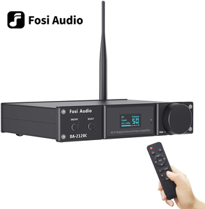 Amplificateur Fosi Audio DA2120C bleu 120W x 2 stéréo HiFi 2.1 canaux, diffusion sans fil, classe D, mini amplificateur de puissance, caisson de basses, <span class=keywords><strong>DAC</strong></span> USB - Product Image 1
