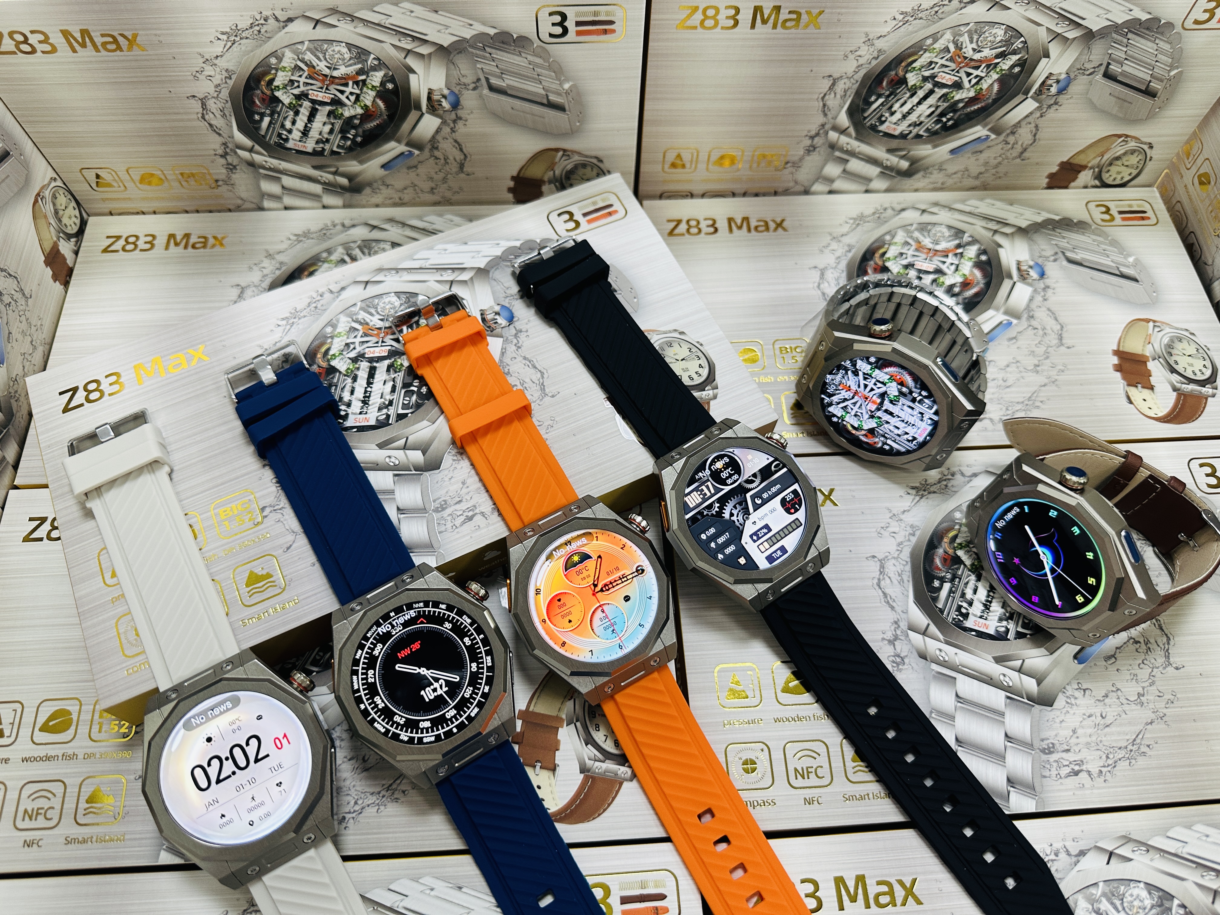 2024 Hot Sale Reloj Special Smartwatch Z83 Max Wireless Charging