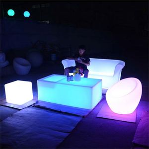 Venta al por mayor, bar, uso al aire libre o interior, plástico, vino y bebida, muebles, alto cubo <span class=keywords><strong>de</strong></span> hielo LED - Product Image 3