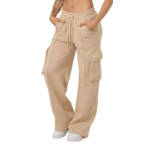 Pantalones de entrenamiento <span class=keywords><strong>para</strong></span> correr <span class=keywords><strong>para</strong></span> <span class=keywords><strong>mujer</strong></span>, pantalones de chándal <span class=keywords><strong>para</strong></span> <span class=keywords><strong>mujer</strong></span>, pantalones de trabajo con cintura y cordón <span class=keywords><strong>para</strong></span> <span class=keywords><strong>mujer</strong></span>, pantalones <span class=keywords><strong>Cargo</strong></span> con bolsillos - Product Image 1