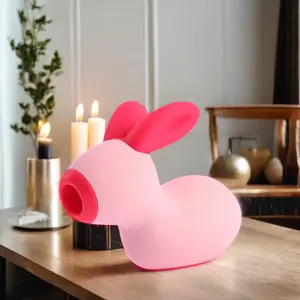 Sucer le lapin ambigu équipement pour femmes sautant la marée, forme agréable et mignonne, masturbation, produits sexuels pour adultes