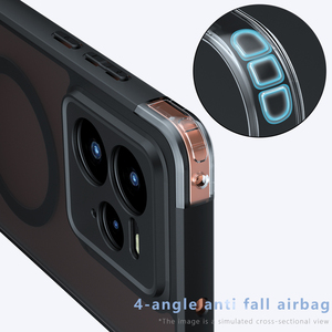 Pour Realme <span class=keywords><strong>GT</strong></span> 7 GT5 Pro / <span class=keywords><strong>GT</strong></span> 7T 6T / Neo7 / <span class=keywords><strong>GT</strong></span> Neo6 SE étui magnétique mince clair mat PC dos antichoc couverture de charge sans fil - Product Image 5
