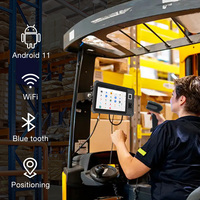 8 pulgadas Octa Core 6 + 128GB portátil inalámbrico Wifi Bluetooth UHF lector 1D 2D escáner de código de barras Android 13 tableta Industrial resistente