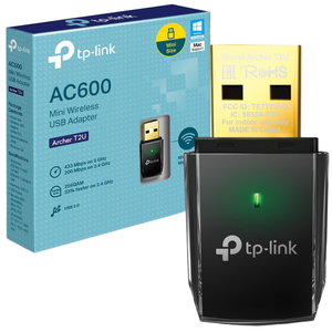 TP-Link Archer T2U Dual Band 2.4G/5G 300Mbps AC600 USB Adaptador Wi-fi Mini Dongle para Computador Portátil Rede Externa Sem Fio - Product Image 4
