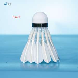 Оптовые поставки высококачественных воланов для бадминтона: гибридные воланы <span class=keywords><strong>3</strong></span>-в-1 из гусиного пера с высокой износостойкостью для спорта и тренировок - Product Image 2