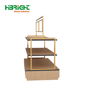Exhibidor de Pan Personalizado de Madera y Acero, Vitrina para Pastelería, Estante de Exhibición Comercial para Panadería, Venta al Por Mayor - Product Image 3