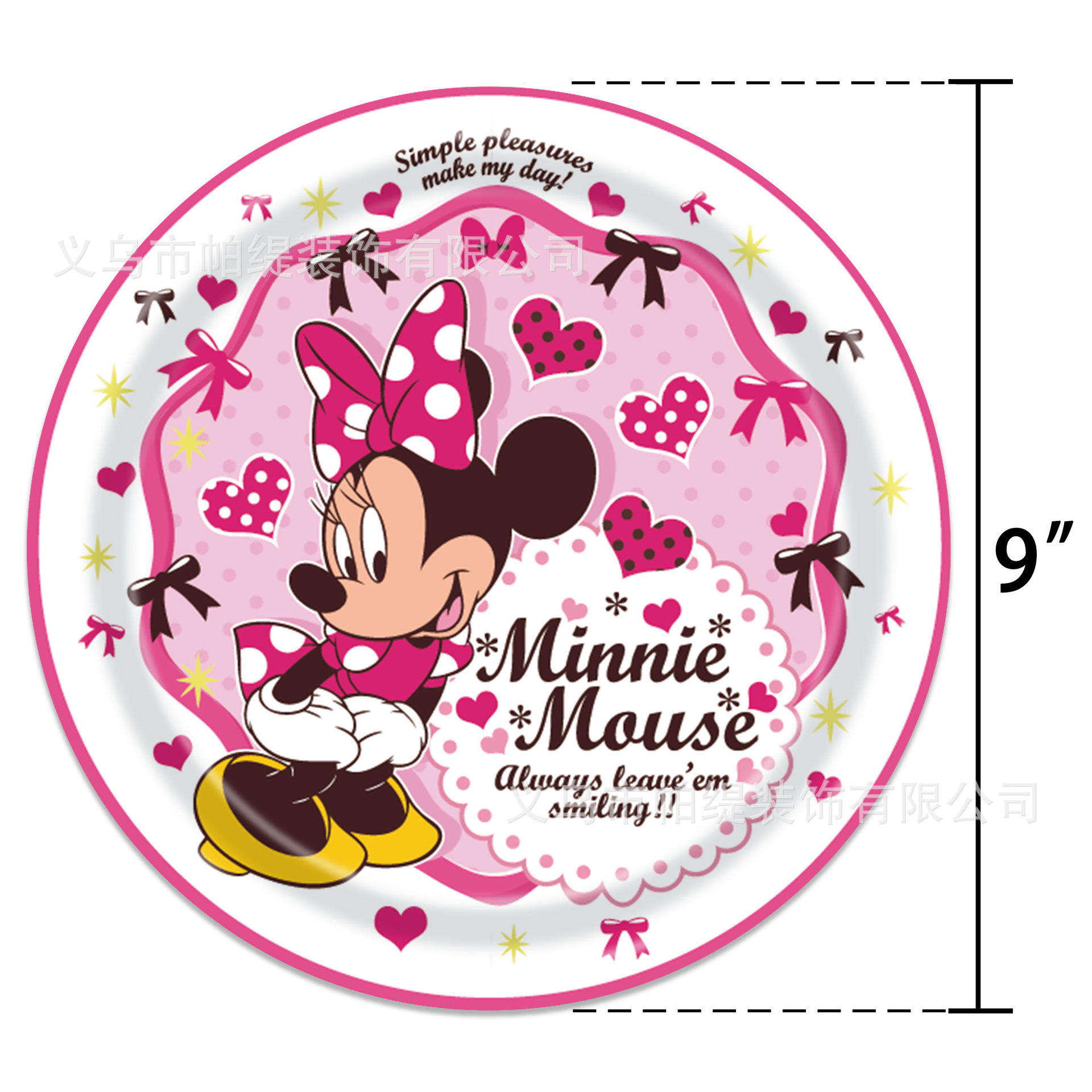 Confezione da 9 pollici da 10 pezzi per vassoio