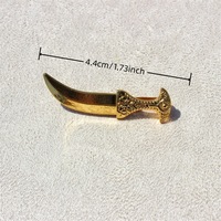 Nouvelle série de pinces à cravate pour hommes Khanjar, modèle officiel Oman, à motif croisé, petite pince à poisson, pince à pistolet, pour le commerce transfrontalier