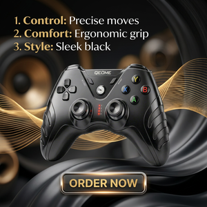 Control de Juego Inalámbrico C-Star con Bluetooth, Doble Motor de Vibración, Joystick, Batería de 450 mAh, Alcance de 8 Metros, Compatible con Teléfonos Móviles - Product Image 1