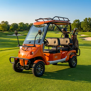 Voiture <span class=keywords><strong>de</strong></span> <span class=keywords><strong>golf</strong></span> électrique professionnelle Q8 4P, moteur sans balais 60V80AH, freins à disque sur 4 roues, roues en alliage d'aluminium, transport sur le parcours <span class=keywords><strong>de</strong></span> <span class=keywords><strong>golf</strong></span> - Product Image 1