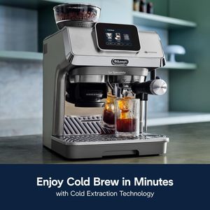 DL-4 Dedica Duo - <span class=keywords><strong>Cafetera</strong></span> Espresso Compacta, <span class=keywords><strong>Cafetera</strong></span> de Infusión en Frío, Vaporizador de Leche, 15 Bares, Color Verde Pistacho, para Baristas Caseros - Product Image 1