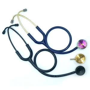 Estetoscopio de cardiología de doble cabezal de primera calidad, estetoscopio médico manual para médicos y enfermeras, para uso clínico y cuidado en el hogar - Product Image 2