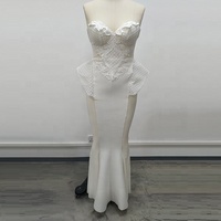 Robe longue de soirée de mariage, élégante, maxi, sexy, grande taille