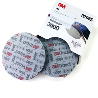 Disque abrasif en mousse 3M 02085 Trizact P3000, disque éponge pour la finition de la peinture, l'élimination des micro-rayures, le polissage et le ponçage