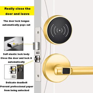 Thông Minh Điện tử <span class=keywords><strong>RF</strong></span> thẻ Keyless an ninh tách khóa cửa cho khách sạn RFID kiểm soát truy cập miễn phí hệ thống - Product Image 4