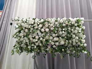 E10 matrimonio finto glicine vite fiore di ciliegio ghirlanda di fiori Stand floreale parete artificiale appeso fiori del soffitto per la decorazione del tetto - Product Image 6