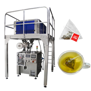 Machine d'emballage de sachets de thé pyramidaux à grande vitesse Triangle entièrement automatique à prix compétitif MD-LX12 - Product Image 1