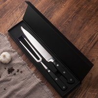 Fourchette et couteau de découpe pour grillades, fourchette à viande, couteaux de haute qualité avec manche en ABS, ensemble de découpe pour barbecue et dinde