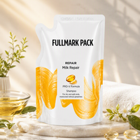 Sachets d'emballage liquide personnalisés avec logo pour shampoing et après-shampoing, pochettes verticales haute barrière anti-humidité