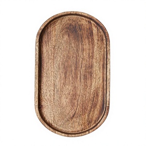 Hot Unique Eco-Friendly Durable Wooden Multi-Function Serving Tray Dishwasher Microwave Safe Household Use Trendy Handmade - Product Image 5