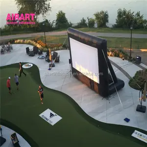 Pantalla inflable de cine al aire libre, buceo en películas