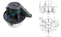 Pièces automatiques personnalisées AC pour Nissan NAVARA/PATHFIND/FRONTIER 2007-2010 OE 96554426 moteur de ventilateur