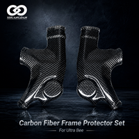 Panneaux latéraux de protection en fibre de carbone, protections segmentées pour moto électrique tout-terrain Sur Ron Ultra Bee