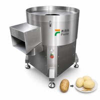 Fabrieksleverancier Commerciële RVS Fruit- en Groente Schilmachine voor Restaurants, Aardappelreiniging en -snijden