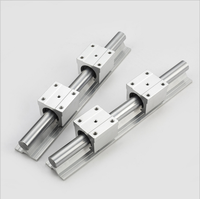 Rail de guidage linéaire rond en aluminium pour routeur CNC, axe de 16 mm, SBR16, SBR16-1000 mm, avec bloc coulissant à roulement SBR16UU