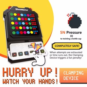 Nouveautés : Décodeur - Casse-tête : Déchifrez le Code - Jeu Éducatif Portable Multijoueur pour Enfants et Adultes (Plus de 10 000 Codes à Déchifrer) - Product Image 2