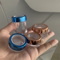 Bocaux ronds en plastique PP vide 10g, colorés, couleur bonbon, contenant pour crème, baume à lèvres, ombre à paupières, vente en gros, pièces
