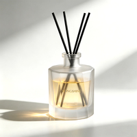 Bouteille diffuseur de parfum en verre vide en gros, 170 ml, transparente, épaissie, anti-chute, pour parfum d'ambiance, avec logo personnalisé et emballage couleur