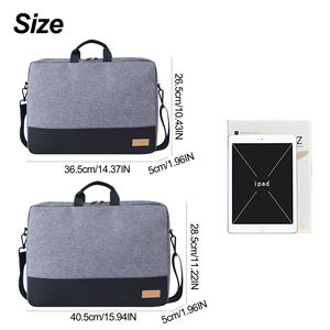 Maletín Grande para Portátil de 13.3-<span class=keywords><strong>16.1</strong></span> <span class=keywords><strong>Pulgadas</strong></span>, Bolso de Hombro, <span class=keywords><strong>Funda</strong></span> Portátil para Oficina, Negocios, Trabajo, Documentos, Cuaderno - Product Image 2