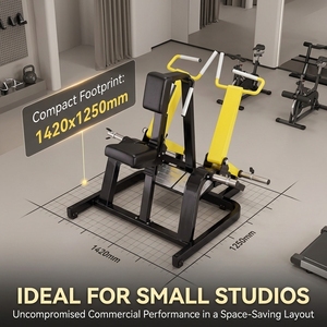 Máquina Profesional para Entrenamiento de Espalda para Gimnasios, Estación de Remo Iso Lateral con Estructura de Acero de <span class=keywords><strong>3</strong></span>.0mm - Product Image 1