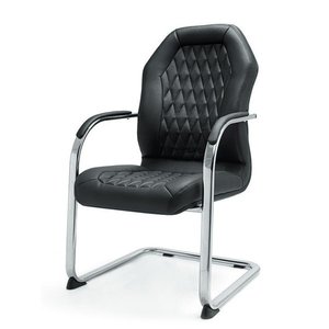 Silla de oficina moderna y cómoda de cuero 36019-1713C/B/A - Product Image 1