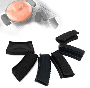 Accesorios de Cocina, Pinza Antideslizante para Ollas, Soporte de Silicona para Asas de Ollas, Funda Protectora para Asas de Ollas - Product Image 5